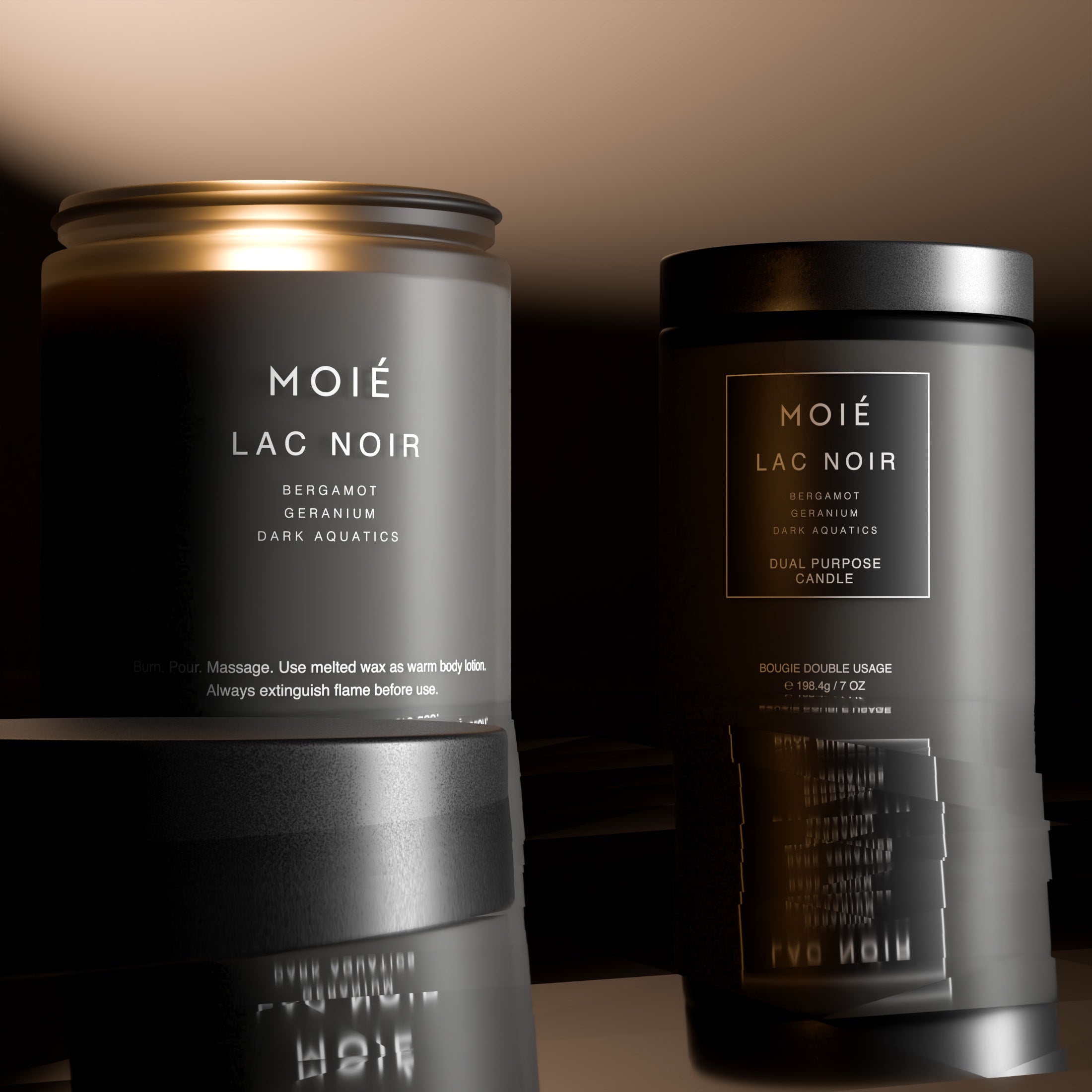 Lac Noir Dual-Purpose Candle